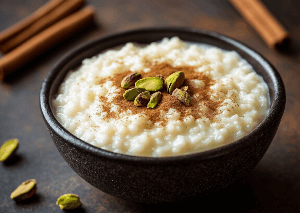 pastis&olive_Riz au lait express
🖼️ Bol de riz au lait avec cannelle et éclats de pistache