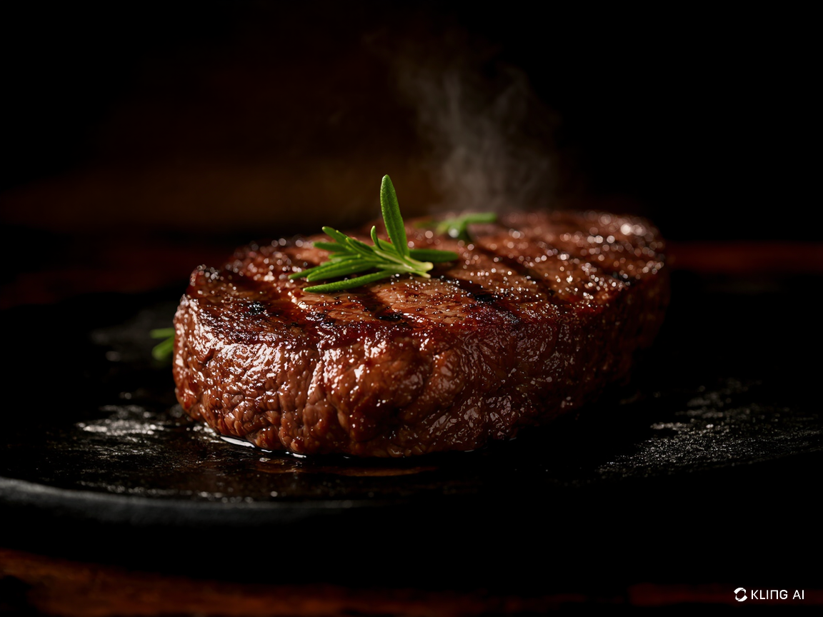 pastisolives_viande-entrecote Suggestion visuelle : Photo de viande saisie avec une belle croûte, et le four derrière