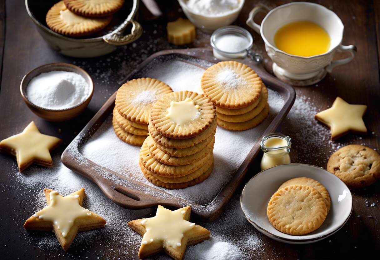 découvrez la recette des sablés de noël de grand-mère, un classique réconfortant qui ravira vos proches. parfaits pour les fêtes, ces biscuits croustillants et savoureux allient tradition et plaisir gourmand. idéaux pour accompagner un café ou à offrir en cadeau, laissez-vous séduire par leur parfum envoûtant et leurs formes festives !