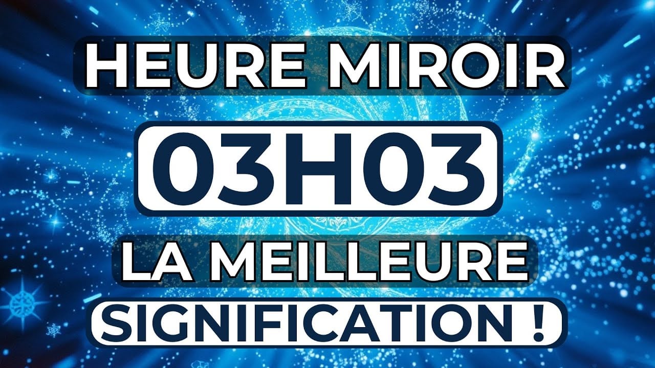 découvrez la signification mystique de l'heure 03h03. que symbolise cette heure miroir et quel message l'univers vous envoie-t-il ? plongez dans l'univers des heures palindromiques et leur influence sur votre vie.