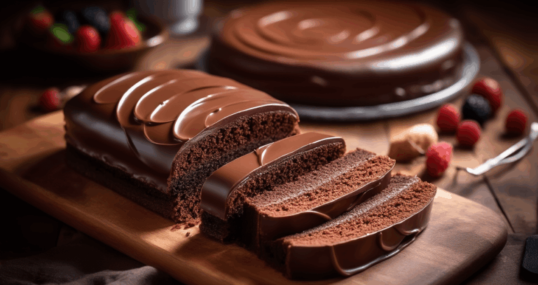 🖼️ Suggestion visuelle : Photo du fondant coupé en parts sur une planche en bois avec quelques copeaux de coco