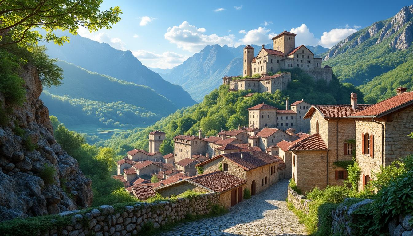 découvrez aínsa sobrarbe, un village médiéval pittoresque niché dans les pyrénées, riche en histoire, culture et paysages magnifiques.