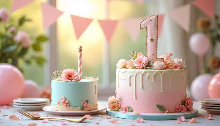 découvrez des recettes délicieuses et des idées originales de cakes et smash cakes pour célébrer un premier anniversaire inoubliable.