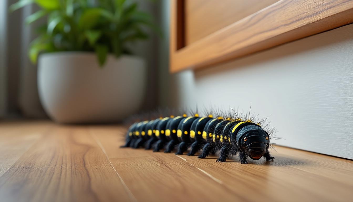 découvrez comment identifier une chenille noire dans votre maison et découvrez des solutions efficaces pour l'éliminer rapidement et en toute sécurité.