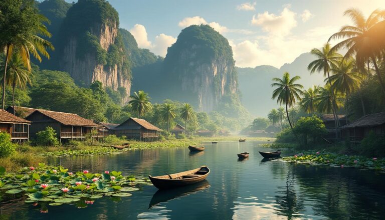 découvrez krong kampot au cambodge, une destination alliant nature préservée et patrimoine unique pour une expérience authentique et inoubliable.