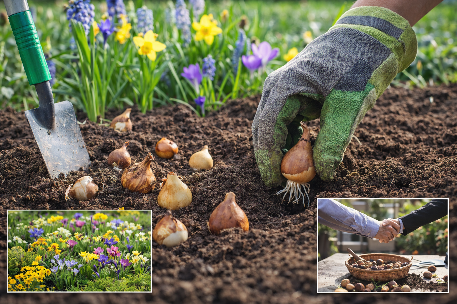 Planter des bulbes à fleurs