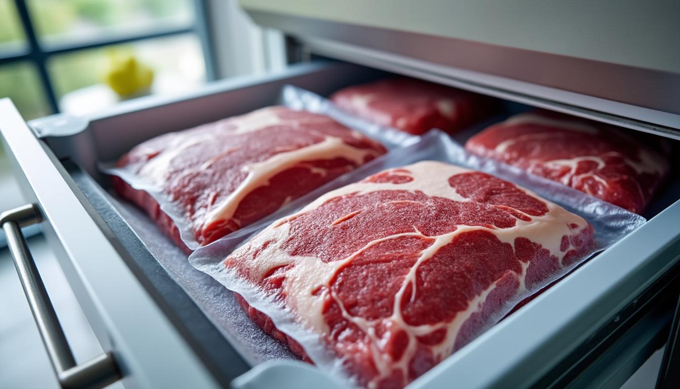 découvrez tout ce qu'il faut savoir sur la sécurité et la qualité de la viande congelée depuis 3 ans, pour consommer en toute confiance.