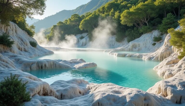 découvrez les bagni di san filippo en toscane, un lieu magique avec ses sources chaudes naturelles et bains thermaux pour une expérience bien-être unique au cœur de la nature.