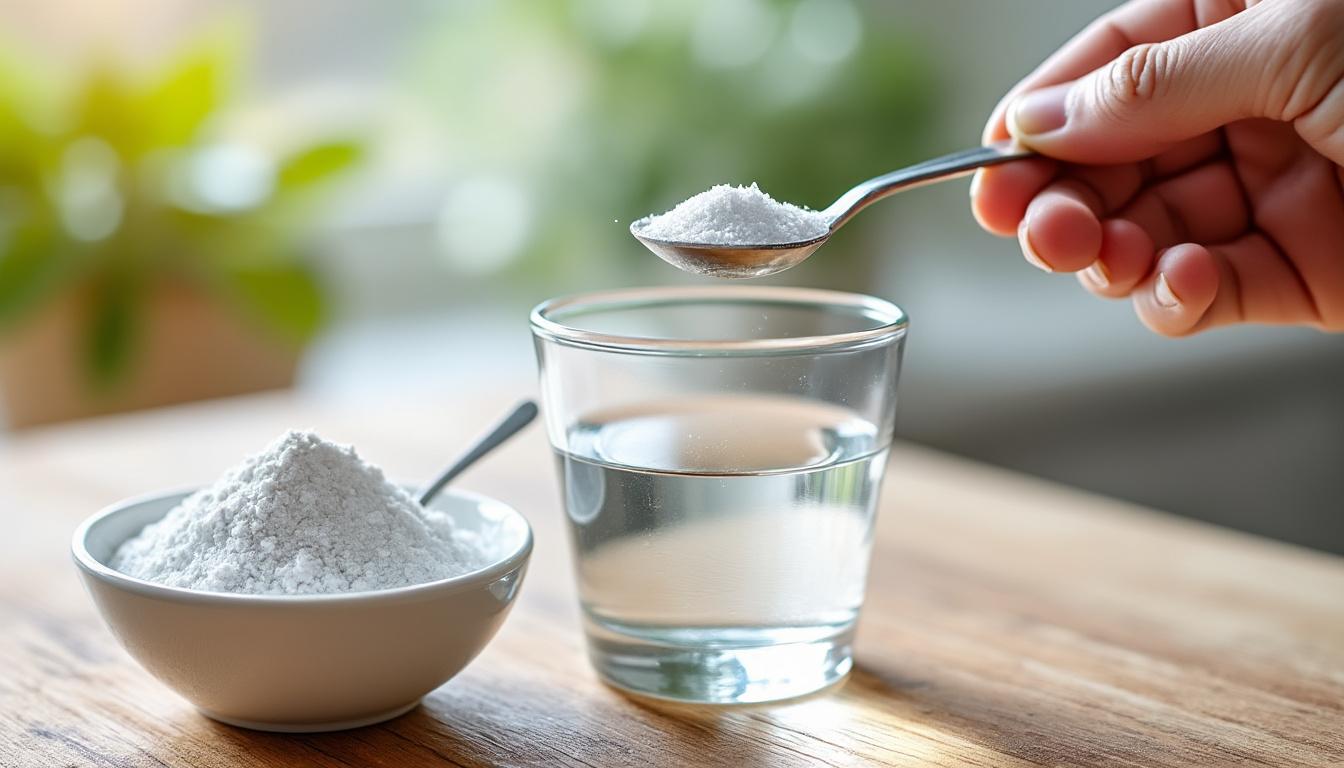 découvrez la quantité idéale de bicarbonate de soude à boire par jour pour bénéficier de ses bienfaits en toute sécurité. conseils et recommandations pour un dosage adapté.