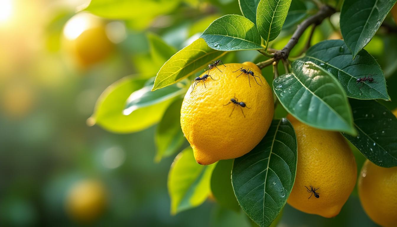 découvrez des méthodes efficaces pour éliminer les fourmis de votre citronnier et protéger votre arbre tout en respectant l'environnement.