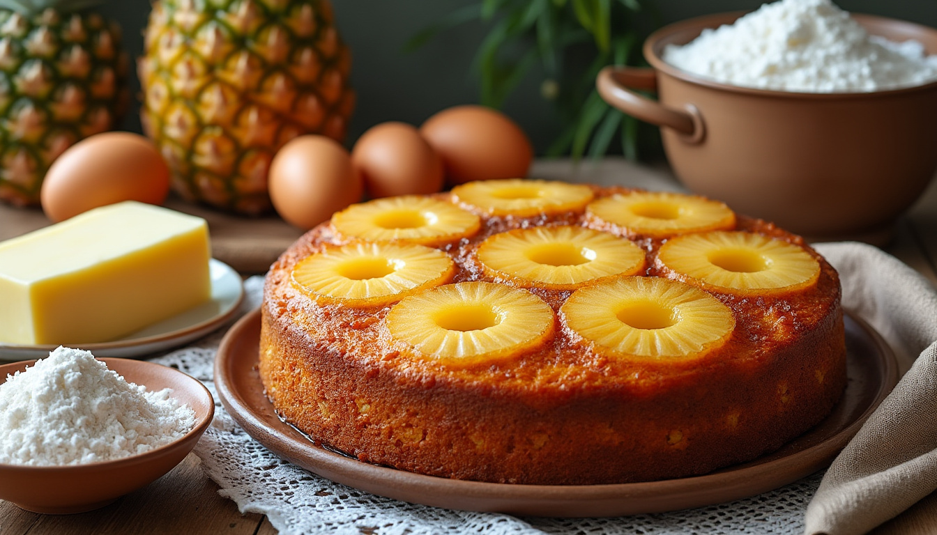 découvrez la recette facile et traditionnelle du gâteau ananas grand-mère, un dessert savoureux et généreux qui ravira toute la famille.