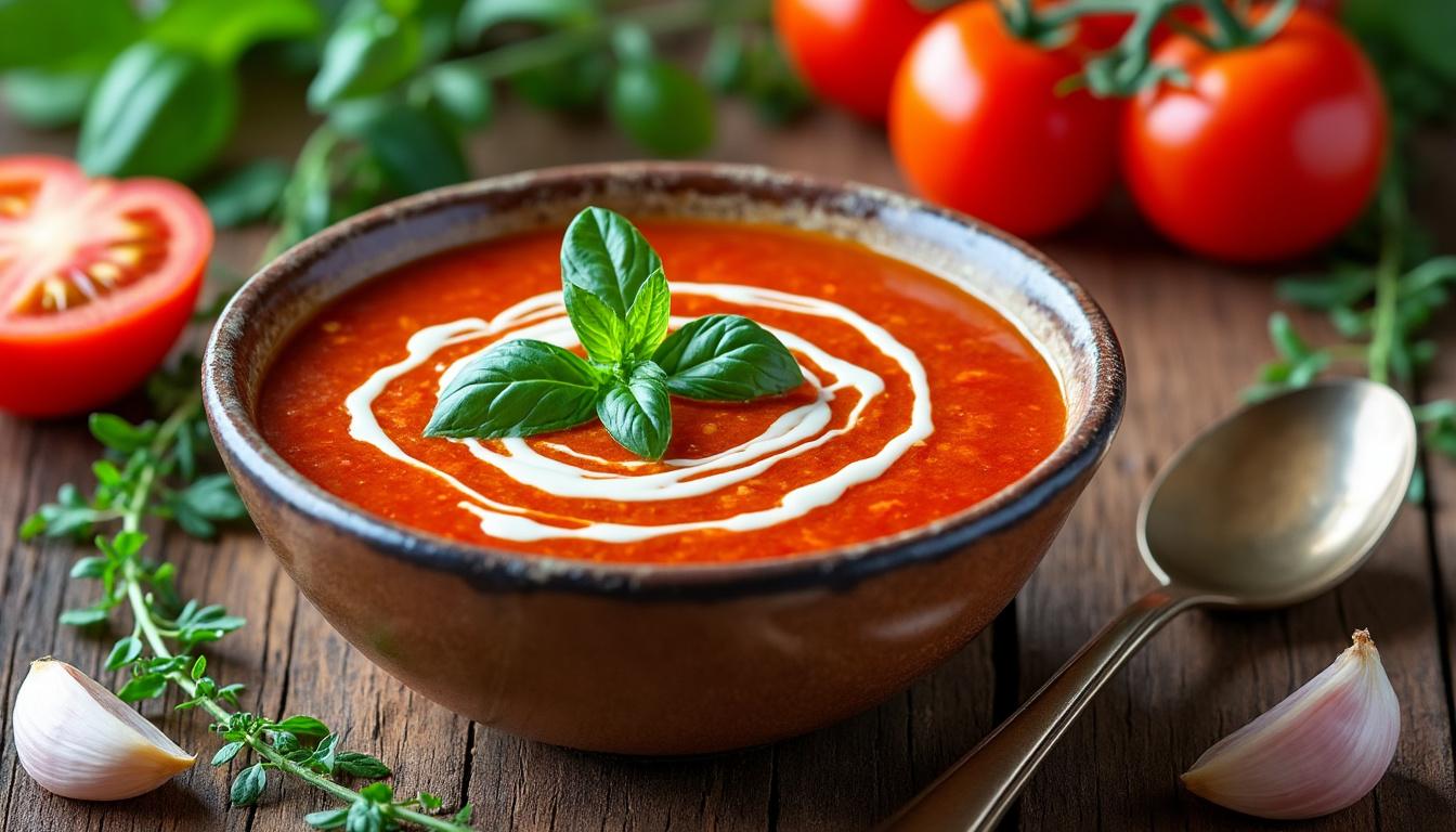 découvrez la recette traditionnelle de la soupe de tomate grand-mère, facile à préparer et délicieusement savoureuse, pour réchauffer vos repas avec authenticité.