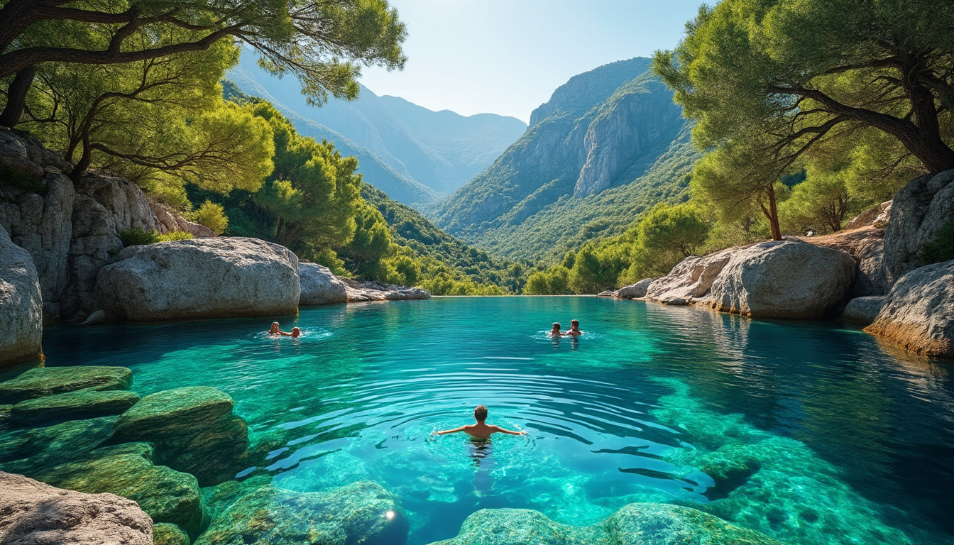 découvrez la piscine naturelle de la vallée du fango en corse, un lieu idéal pour la baignade au cœur d'une nature préservée et sauvage.
