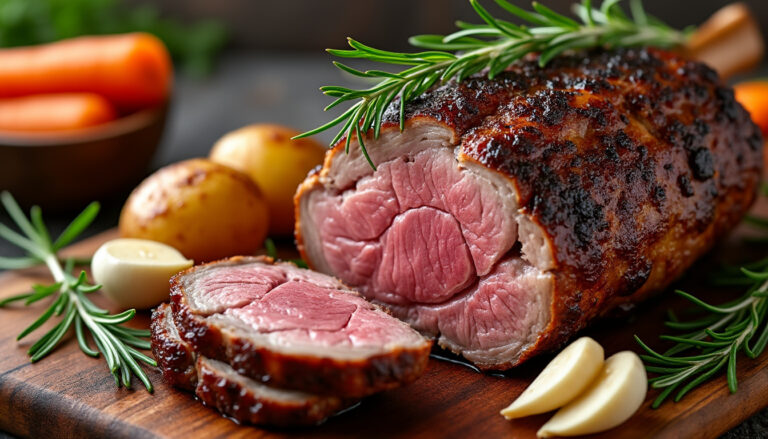 découvrez notre recette simple et savoureuse d'épaule d'agneau confite pendant 4 heures, pour un plat tendre et plein de saveurs à partager.