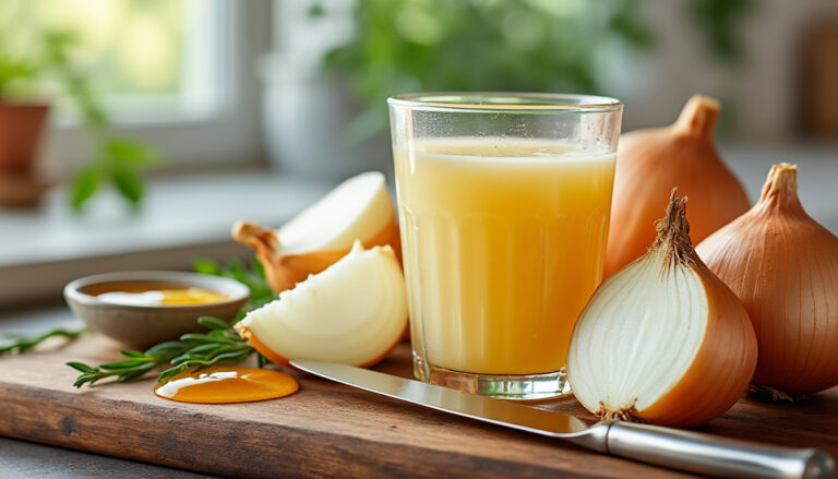 découvrez les bienfaits du jus d’oignon, ses usages variés et une méthode naturelle simple pour le préparer efficacement chez vous.