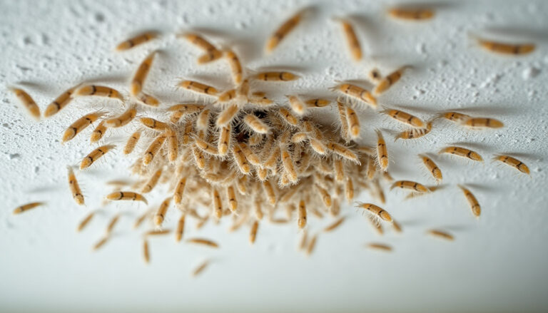 découvrez les causes des larves de mites au plafond et apprenez des méthodes efficaces pour les éliminer rapidement et prévenir leur réapparition.