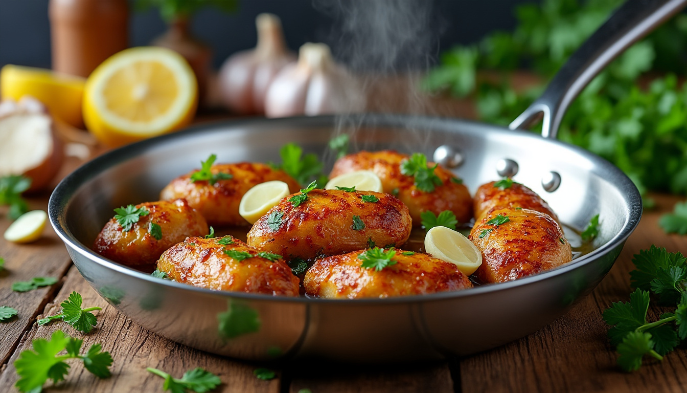 découvrez une recette rapide et savoureuse de gésier de poulet poêlé, idéale pour un plat gourmand et facile à préparer.