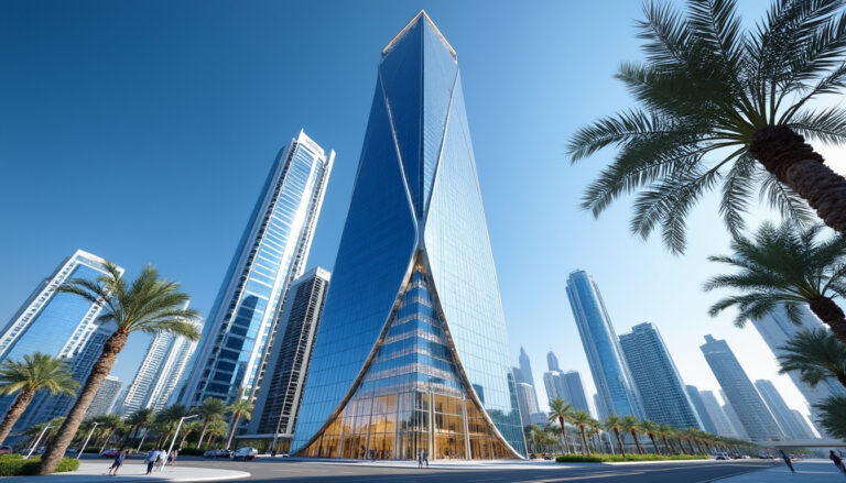 découvrez la taille et la hauteur exacte de la célèbre almas tower à dubaï, un symbole emblématique de l'architecture moderne dans la ville.