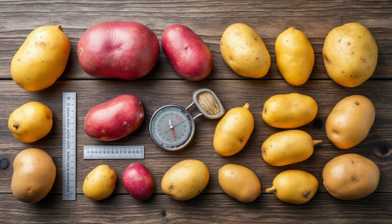découvrez comment le poids des pommes de terre varie selon les différentes variétés et apprenez à reconnaître leur taille pour mieux choisir vos tubercules.
