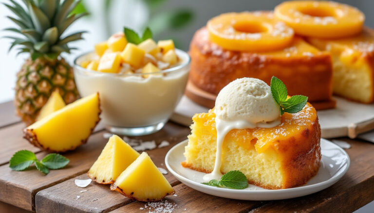 découvrez des recettes faciles et gourmandes à l’ananas pour préparer des desserts frais, fondants et ensoleillés à partager en toute occasion.