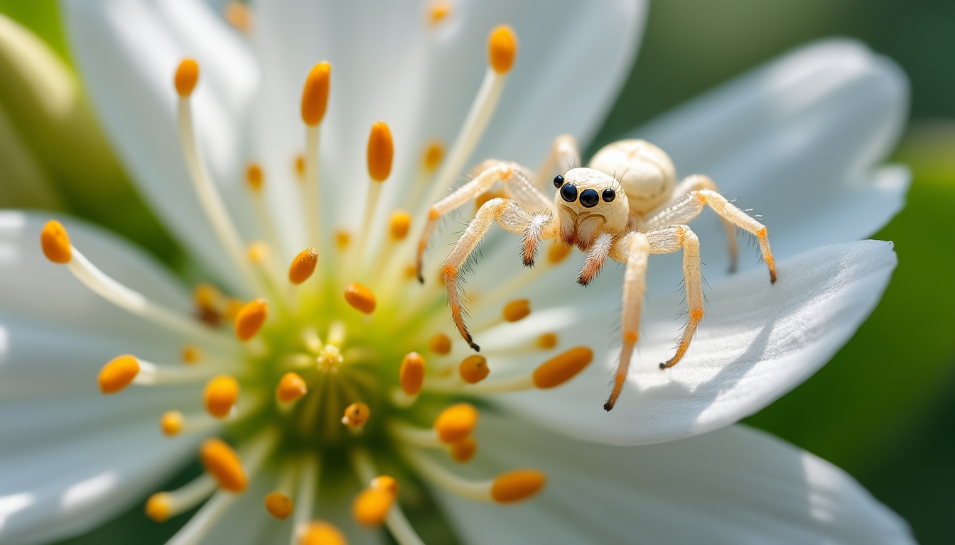 découvrez comment reconnaître l’araignée blanche, ou araignée-crabe, comprendre ses habitudes et connaître son rôle bénéfique au jardin.