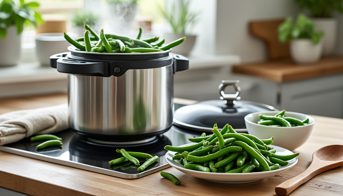 découvrez le temps de cuisson des haricots verts à la cocotte-minute et nos astuces rapides pour les garder tendres, savoureux et bien verts.